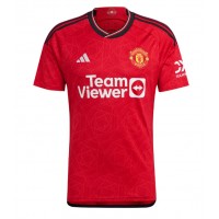 Camiseta Manchester United Alejandro Garnacho #17 Primera Equipación Replica 2023-24 mangas cortas